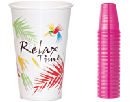 CARDBOARD CUPS OF VARIOUS KINDS